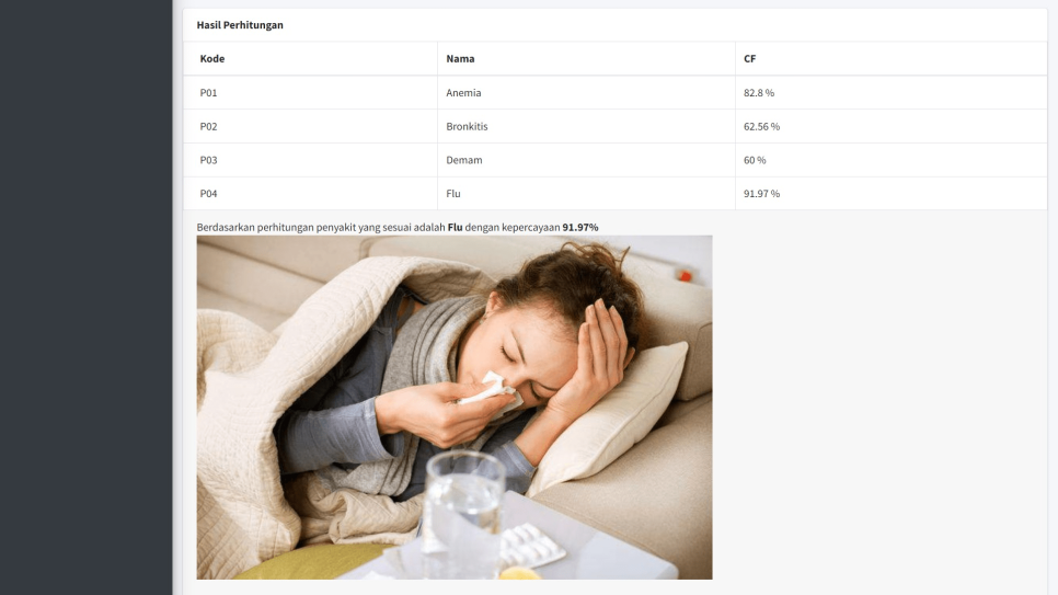 Source Code Sistem Pakar Metode Certainty Factor Laravel