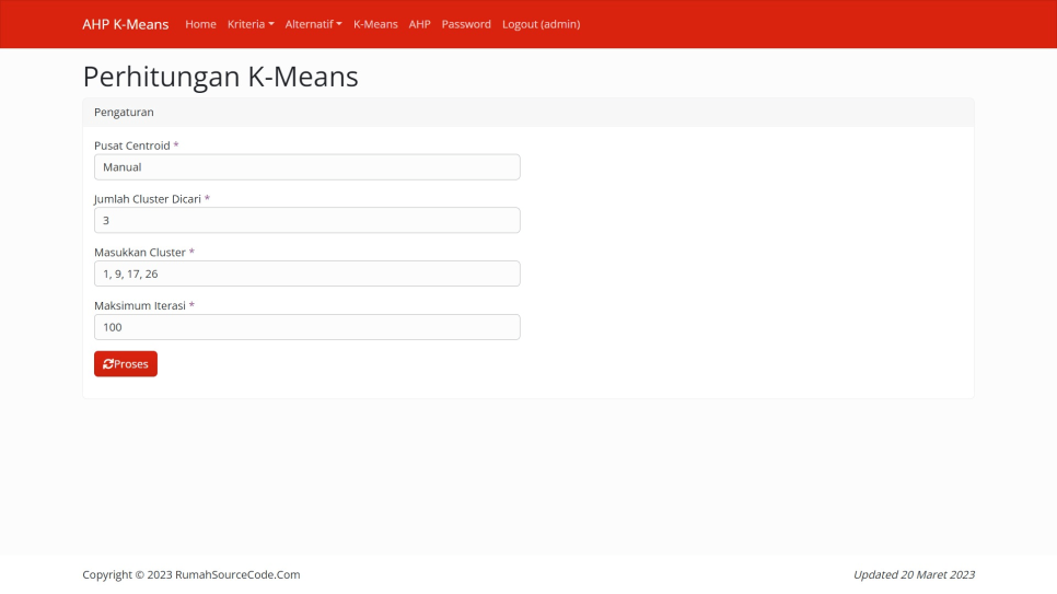 AHP K Means PHP Hitung1