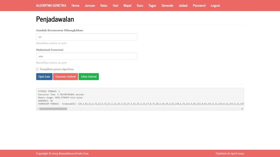 AG SMP PHP Penjadwalan