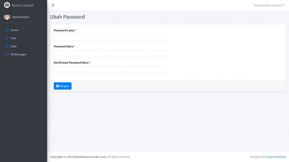 Apriori Laravel Logout.jpg