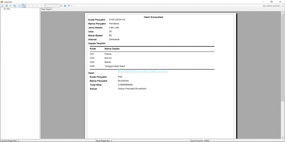 Sistem Pakar Naive Bayes VB Konsultasi Cetak
