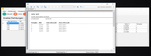 Source Code SPK Metode Weighted Product VB.Net