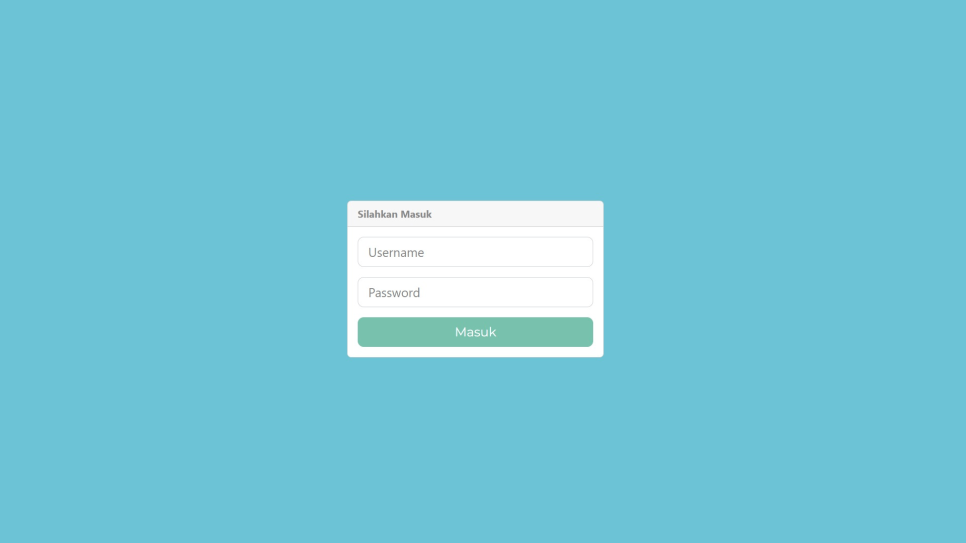 AHP TOPSIS Laravel Login