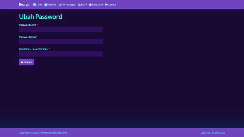 Regresi PHP Password