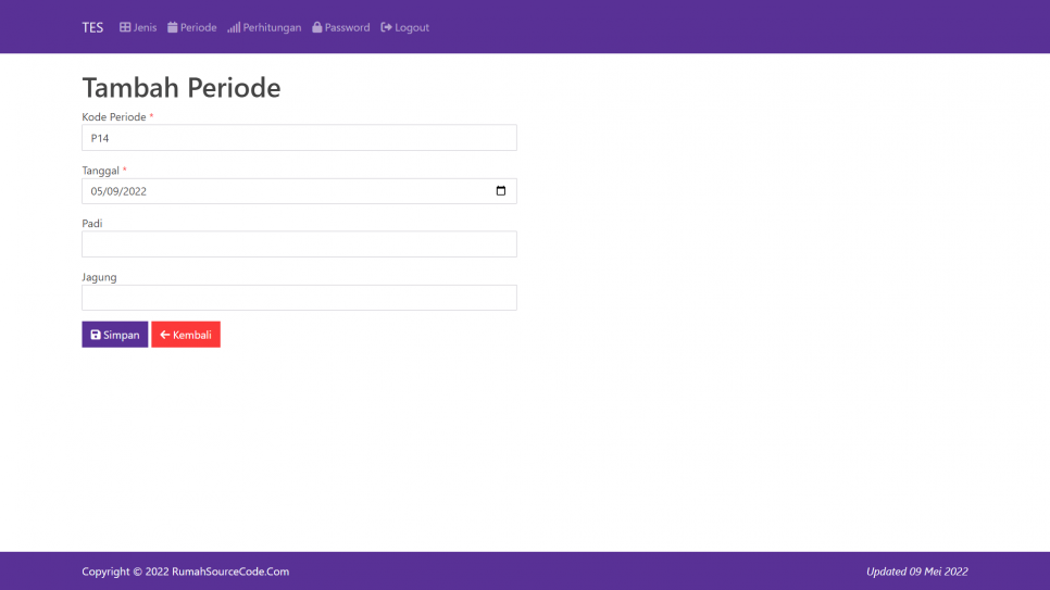 Triple Exponential Smoothing PHP Periode Tambah